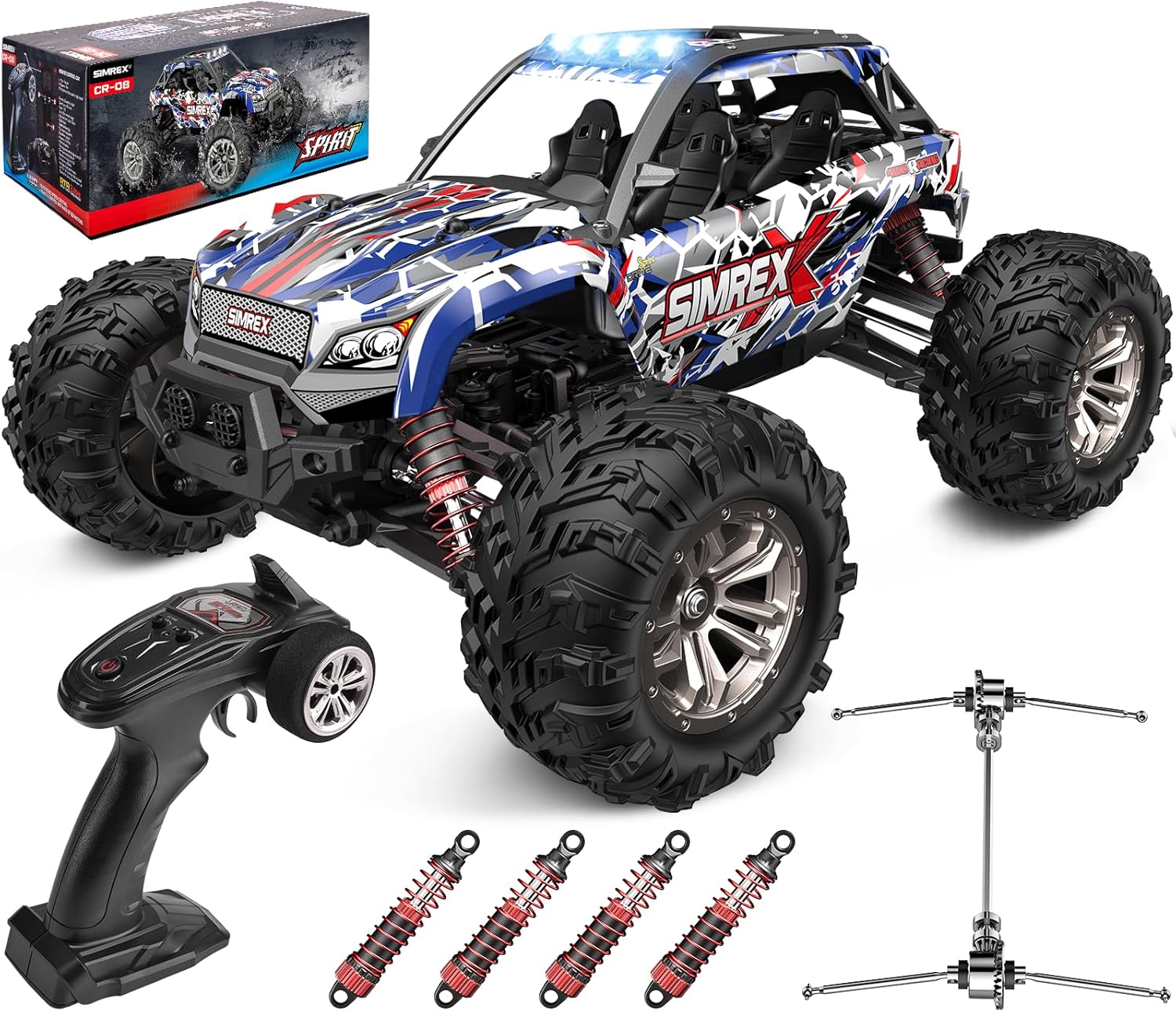 Rc Hobby Grade Monster Truck - Camion monstre télécommandé 4x4 de qualité