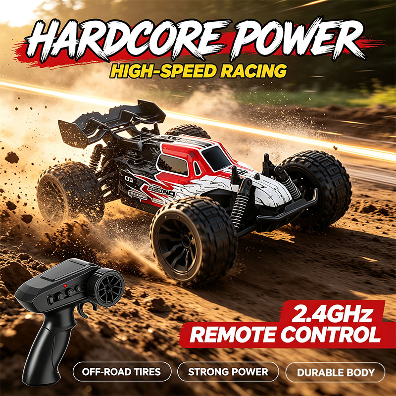 Rc Hobby Grade Monster Truck - Voiture RC 20 km/h, haute vitesse,