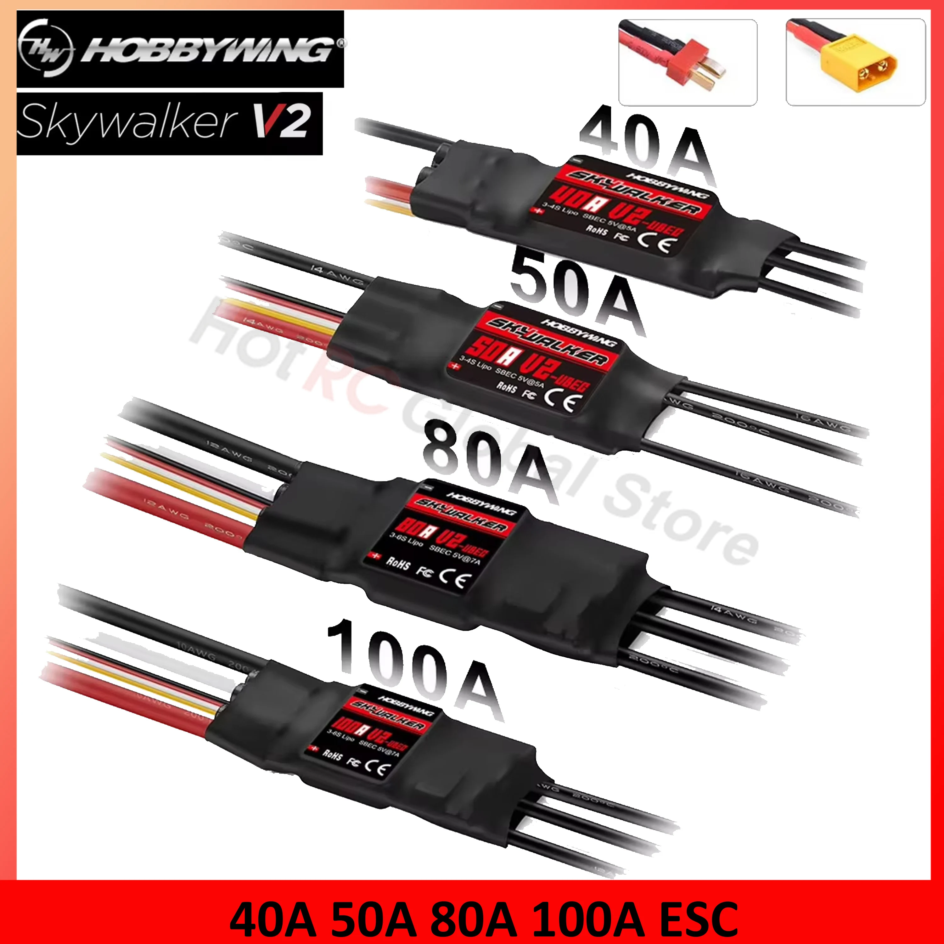 Rc Hobby Parts - BBYWING-Contrôleur de vitesse ESC sans balais,