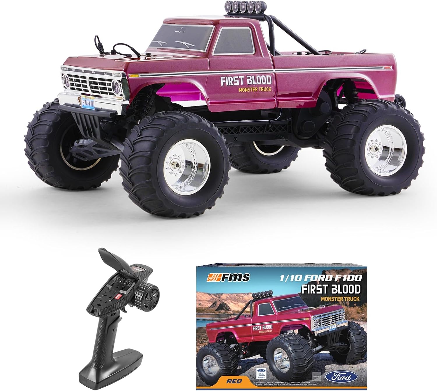 Rc Hobby Grade Monster Truck - Camion monstre RC Ford F-100 à