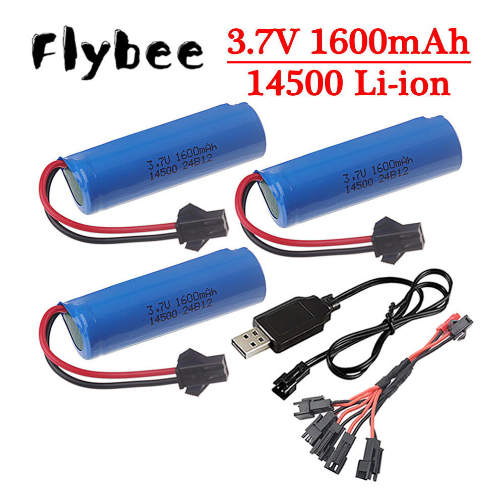 Rc Hobby Parts - Batterie d'origine 3.7v 14500 1600mAh Lipo