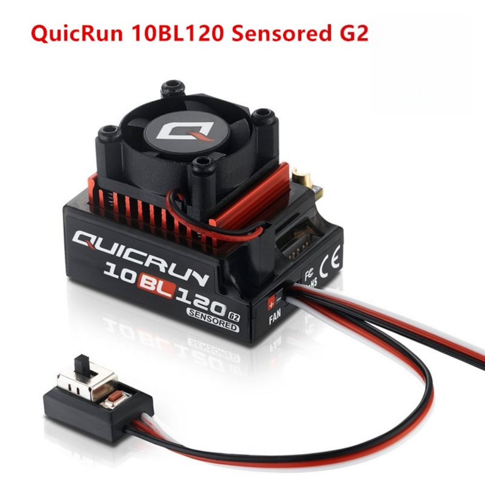 Rc Hobby Parts - FATJAY Hobbywing QUICRUN-10BL-120-G2 120A ESC contrôleur