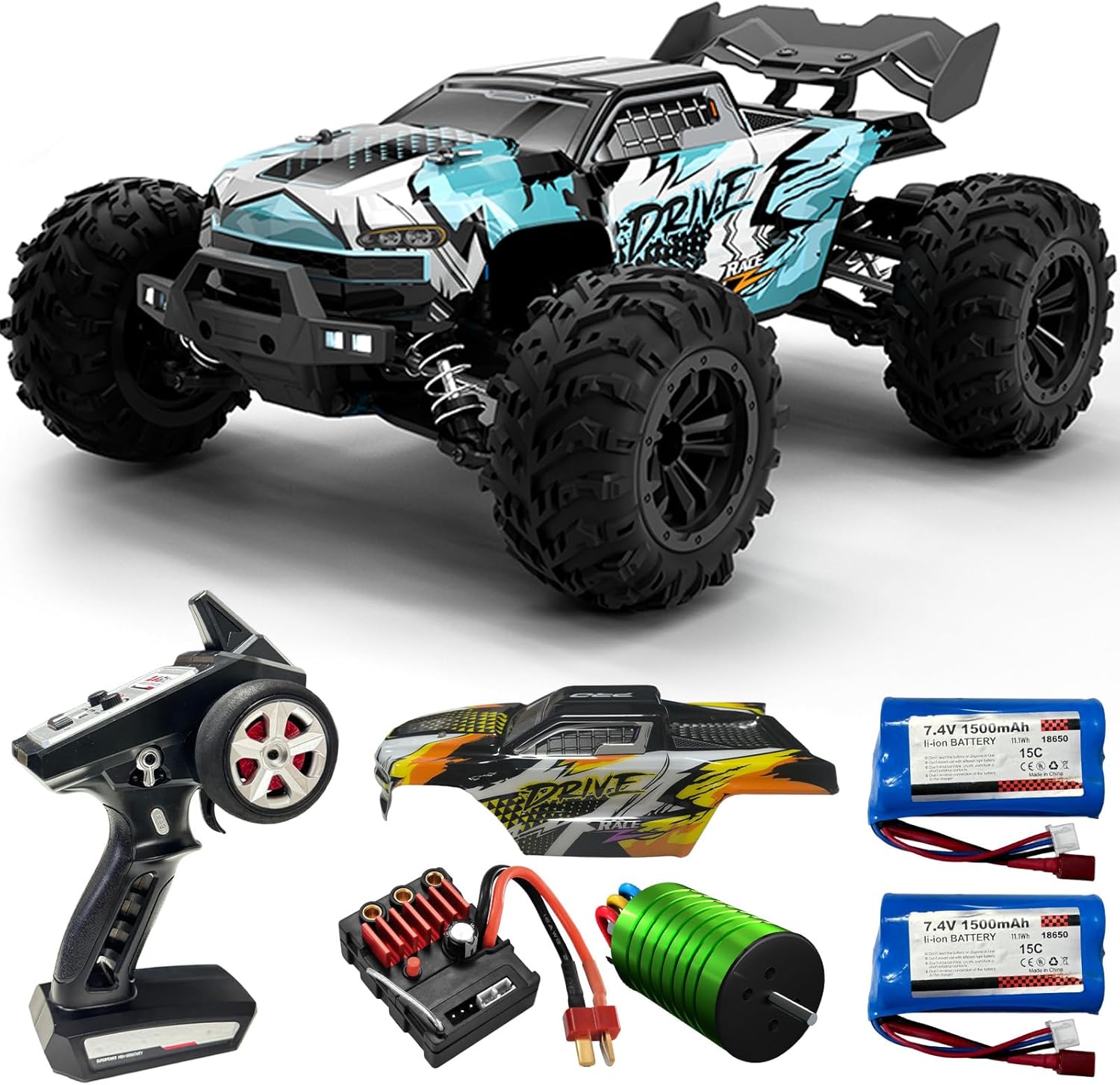 Camion monstre RC sans balais  - Rc Hobby Grade Monster Truck avis et prix