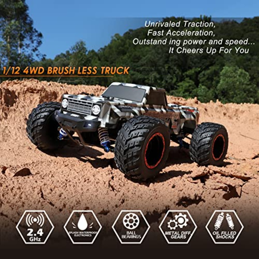 Monster truck RC tout-terrain  - Rc Hobby Grade Monster Truck avis et prix