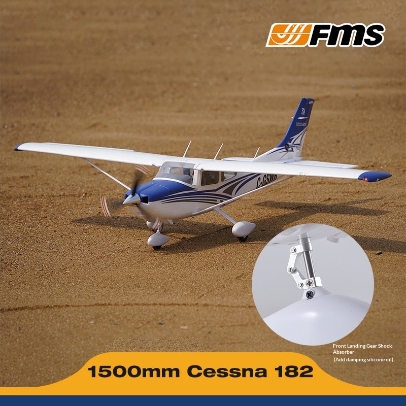 Avion RC Cessna Fms 1500 mm à  - Rc Hobby Experts avis et prix