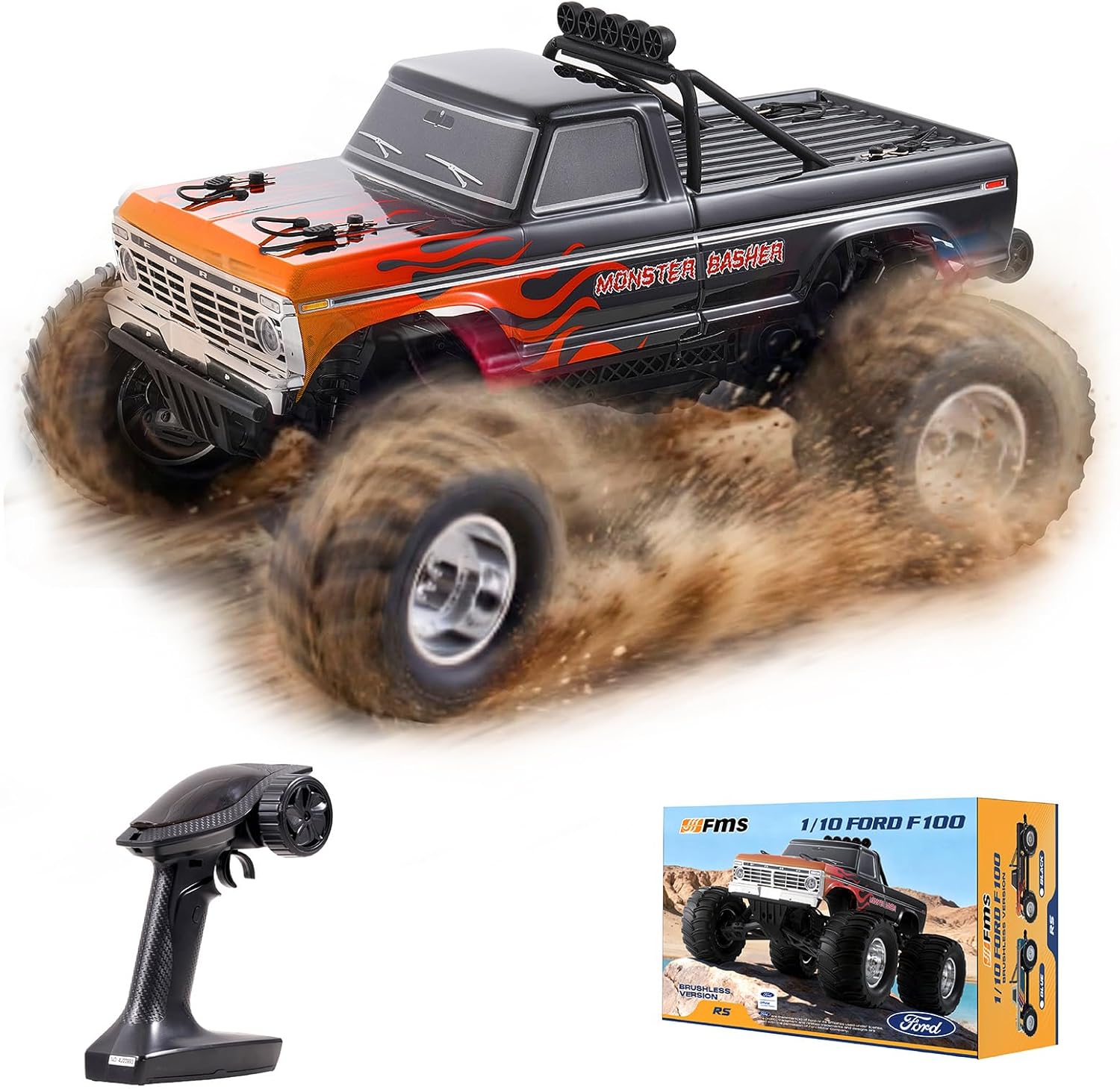 1/10 Ford F-100 Brushless Mons - Rc Hobby Grade Monster Truck avis et prix