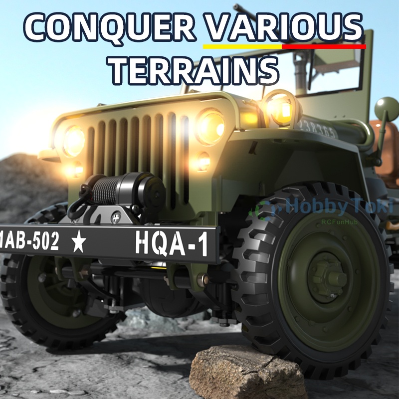 1/14 US 2.4G 4WD RC Jeep voitu - Rc Jeep Hobby avis et prix